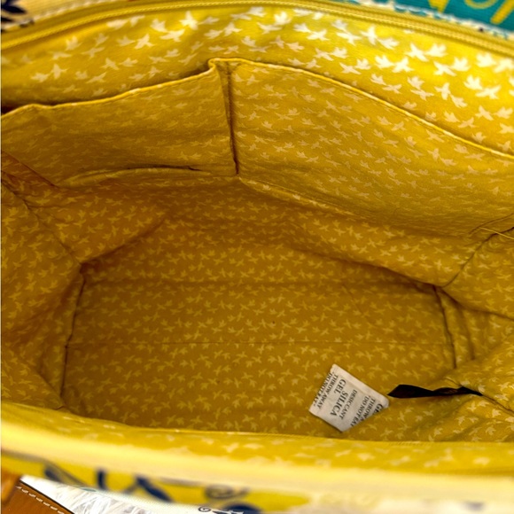 Fossil Key-Per Print Coated Canvas Tote - Picture 9 of 11